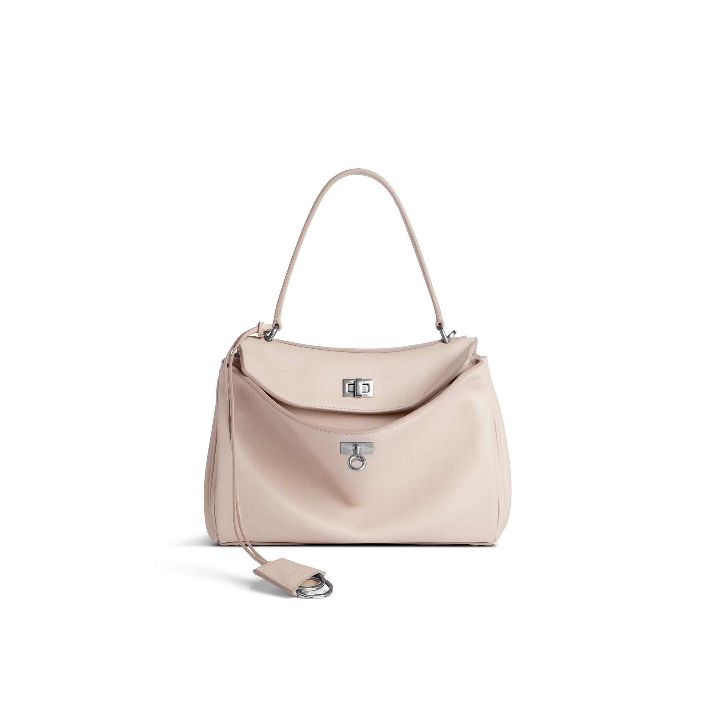 BALENCIAGA WOMEN'S RODEO HANDBAG SMALL IN ALMOND 7897792AA4U2910 (28.9*20*9.9cm)